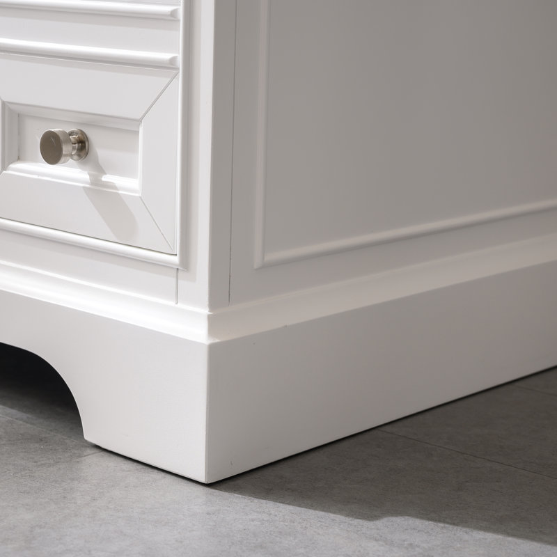 Three Posts™ Currahee 36'' Single Bathroom Vanity with Engineered Stone